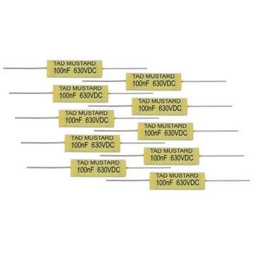 TAD VMC100/10 Mustard condensator 0.100µF, 10-pack, Ophalen of Verzenden, Nieuw