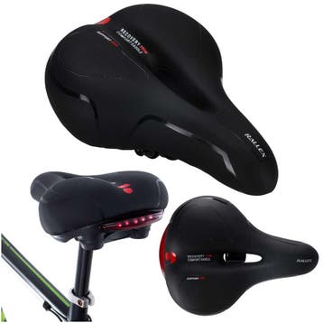 Comfortabel Fietszadel – Breed Zadel met Schuim & LED, Ophalen of Verzenden, Nieuw