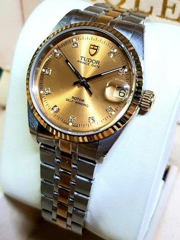 Tudor - Prince Date - GOLD DIAMOND DIAL - Zonder