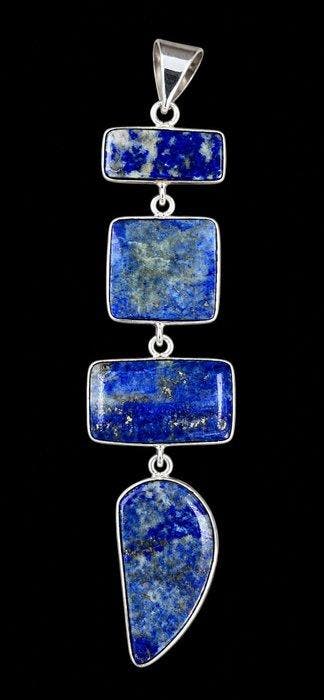Zeer mooie natuurlijke lapis lazuli hanger van topkwaliteit