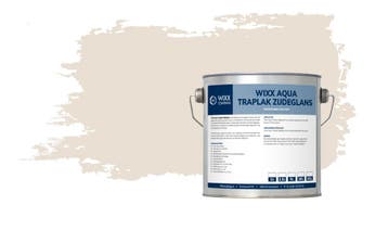 Wixx Aqua Traplak Zijdeglans RAL 9001 | Crèmewit 2.5L, Verzenden, Wit, Nieuw, Lak