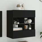 vidaXL Tv-wandmeubel met LED-verlichting 58,5x30x60,5 cm, Huis en Inrichting, Kasten | Televisiemeubels, Verzenden, Nieuw, Overige houtsoorten