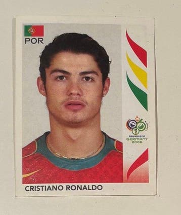 Panini World Cup Germany 2006 - #298 Cristiano Ronaldo, Nieuw