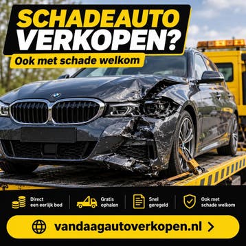 Schadeauto verkopen? Kapotte auto? Afgekeurde auto!