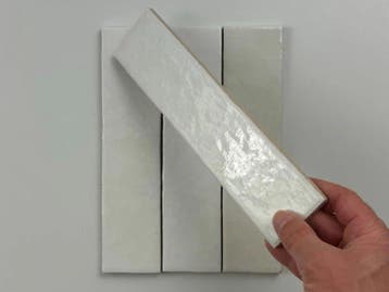 Wandtegel Wit 6x24,6cm (Muurtegels, Muur- en plafondtegels), Nieuw, 20 tot 40 cm, 10 m² of meer, Wandtegels