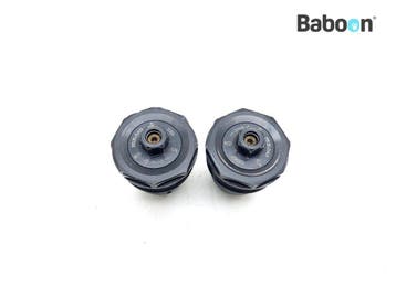 Voorvork Dop Yamaha MT 09 2017-2020 (MT-09), Motoren, Verzenden, Gebruikt