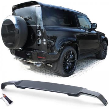 Spoiler Land Rover Defender L663 90 110 Glans Zwart, Ophalen of Verzenden, Nieuw