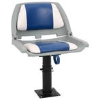 vidaXL 2-delige Bootstoelenset inklapbaar 48x51x41 cm blauw, Watersport en Boten, Verzenden, Nieuw