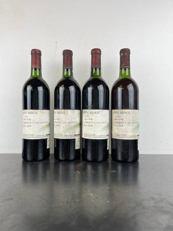 1985 Pine Ridge - Napa Valley - 4 Flessen (0.75 liter), Nieuw