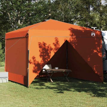 vidaXL Luifeltent 290 x 290 x 251 cm Oranje Stof, Verzenden, Nieuw