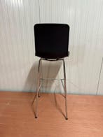 50x VitraHal Stool High Barkruk - Kleur Zwart, Huis en Inrichting, Barkrukken, Verzenden, Zo goed als nieuw, Kunststof, 60 tot 90 cm