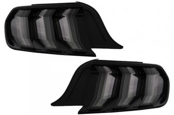 Achterlichten Ford Mustang VI S550 15-19 Dynamic Zwart Smoke, Auto-onderdelen, Ophalen of Verzenden, Nieuw