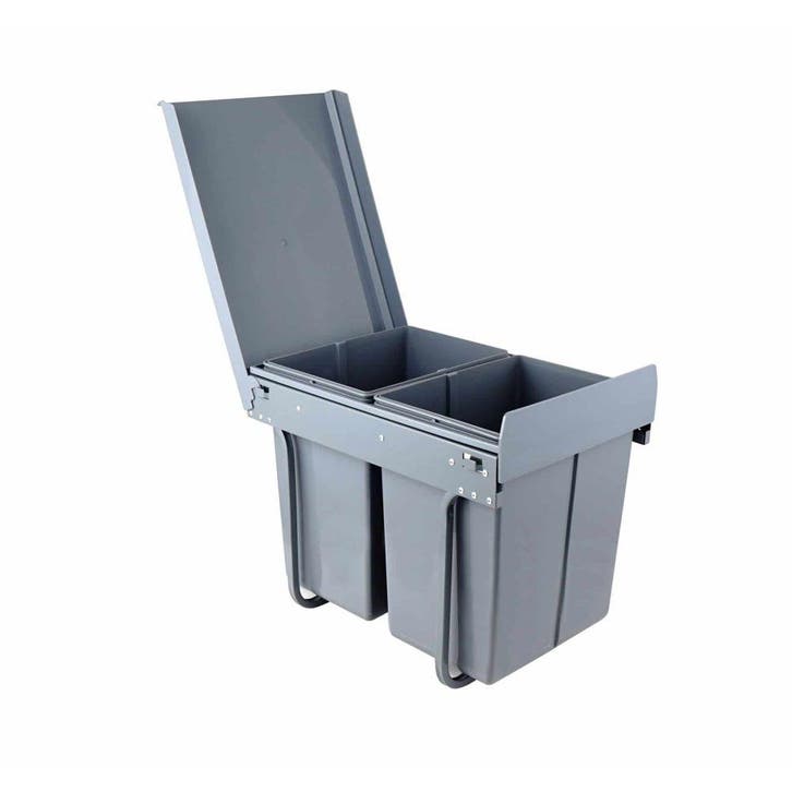 4goodz duo inbouw prullenbak afvalscheiding 2x 20 liter - 34, Huis en Inrichting, Woonaccessoires | Prullenbakken, Nieuw, Verzenden