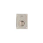 Intersteel Luikring rechthoekig 41x31mm - nikkel glans, Verzenden, Nieuw