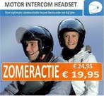Helm intercom headset voor motor of scooter, Ophalen of Verzenden, Nieuw