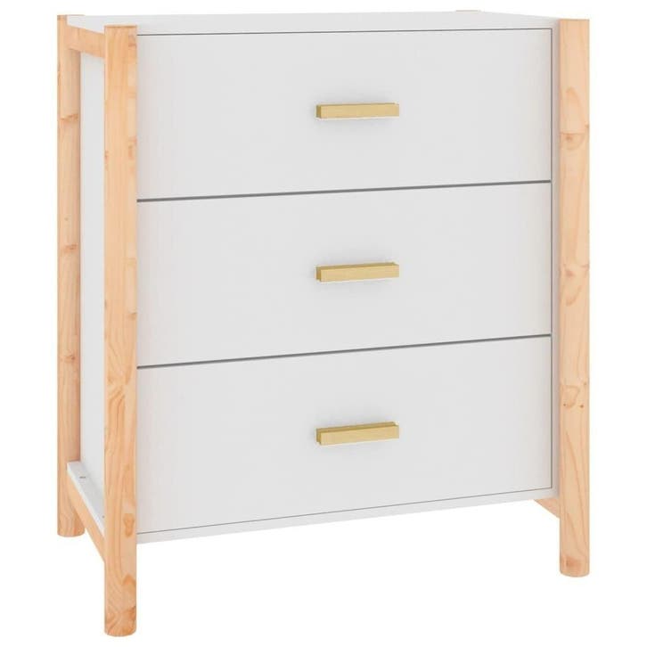 Retro Dressoir Hout 62cm | Laatste Stuk!, Huis en Inrichting, Kasten | Dressoirs, 50 tot 100 cm, 25 tot 50 cm, Met deur(en), Nieuw