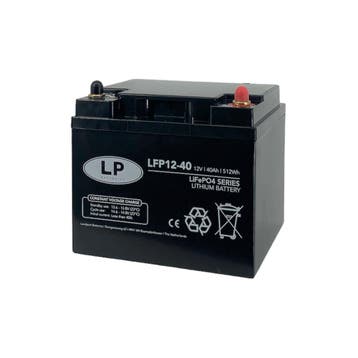 Landport Lithium accu LFP V12,8-40 LiFePo4 12 volt 40 Ah 512, Ophalen of Verzenden, Nieuw