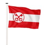 Vlag Leiden 100x150cm (voor gevelstok), Nieuw