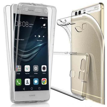 Huawei P9 360° Full Cover Transparant TPU Hoesje, Ophalen of Verzenden, Nieuw