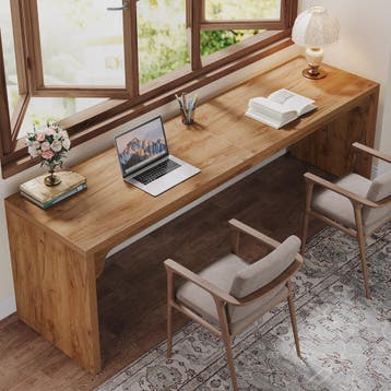 Dubbel Bureau 180cm Breed - Ruim Werkbureau voor Kantoor of, Verzenden, Nieuw