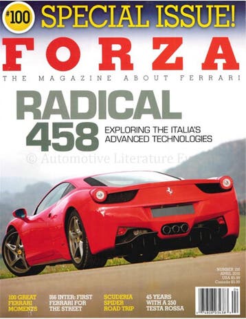 2010 FERRARI FORZA MAGAZINE 100 ENGELS, Boeken, Auto's | Folders en Tijdschriften, Nieuw, Ferrari, Author