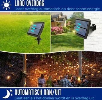 2dekans | SHINE Lichtsnoer Buiten – Solar Prikkabel –, Ophalen of Verzenden, Zo goed als nieuw