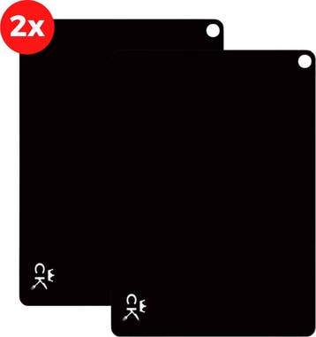 CuisineKing Inductie Beschermer Mat - 2x Vierkant 25x35cm -, Ophalen of Verzenden, Zo goed als nieuw