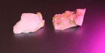 Goud Kristallen op matrix - Breedte: 2.5 cm- 4.8 g - (2)