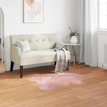 vidaXL Tapijt van imitatie TAFALLA Roze 80 x 120 cm, Verzenden, Nieuw, Roze