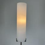 IDL Italiaans design vloerlamp met wit glazen kap, Huis en Inrichting, Ophalen of Verzenden, Gebruikt