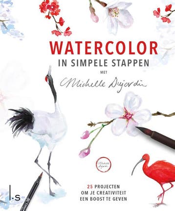 Watercolor in simpele stappen met Michelle Dujardin, Verzenden, Zo goed als nieuw, Michelle Dujardin