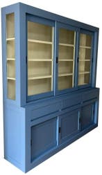 Buffetkast Enschede oud blauw 240cm, Huis en Inrichting, Kasten | Buffetkasten, Ophalen of Verzenden, Nieuw