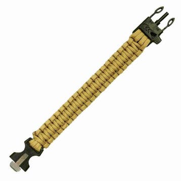 Paracord fire starter + whistle 9 inch. Diverse kleuren, Verzenden, Nieuw