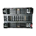 Rolplateau, zwart, 80 x 60 x 20 cm, 2 vaste wielen, 2, Ophalen of Verzenden, Overige typen, Emtrade NL