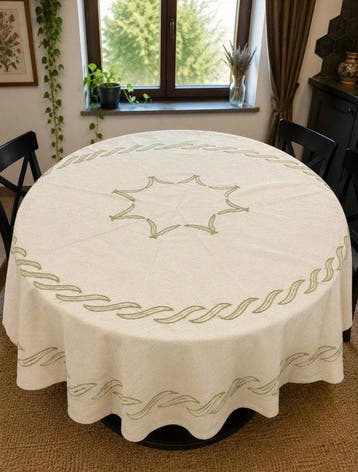 Tafelkleed - 180 cm - 180 cm, Antiek en Kunst, Antiek | Kleden en Textiel