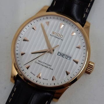 Mido - Multifort Chronometer Day-Date COSC -, Nieuw
