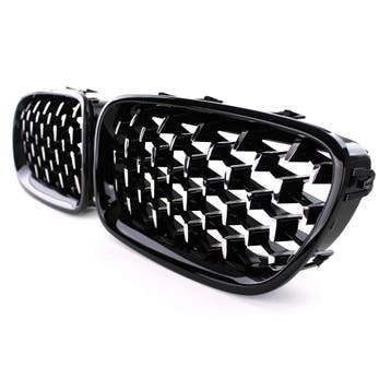 Grill Nieren BMW F10/11 Exclusive Gloss Black Chroom 10-17, Auto-onderdelen, Ophalen of Verzenden, Nieuw