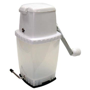 IJscrusher RVS met vacuümbasis wit | 140x108x250(h)mm, Verzenden, Nieuw in verpakking