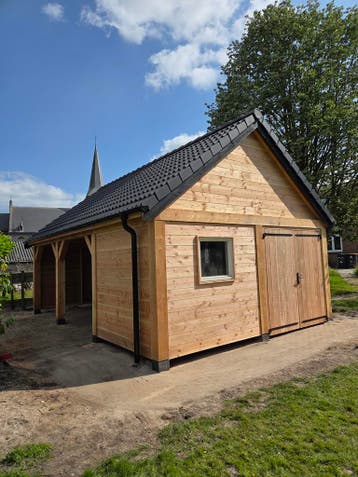 Houtbouw Buitenverblijf Kapschuren prefab Schuren maatwerk, Ophalen, Nieuw