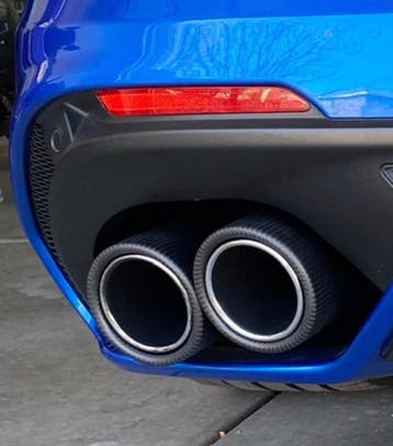 Carbon uitlaatsierstukken Alfa Romeo Guilia Stelvio QV, Verzenden