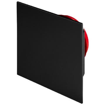 Whisper Designventiel vierkant 125mm kunststof, Verzenden, Nieuw