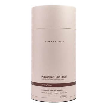 Veganboost  Hair Towel  Smokey Taupe, Verzenden, Nieuw