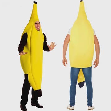 Grappig Bananen Kostuum voor Volwassenen - Perfect voor Fees, Verzenden, Nieuw