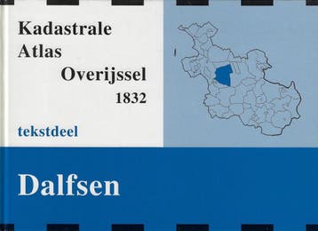 Kadastrale Atlas Overijssel 1832 Dalfsen I + II - H., Verzenden, Gelezen, H. Bordewijk