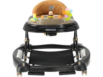 Deryan Luxe 4-in-1 Loopstoel - Schommelfunctie - Opvouwbaar, Verzenden, Nieuw