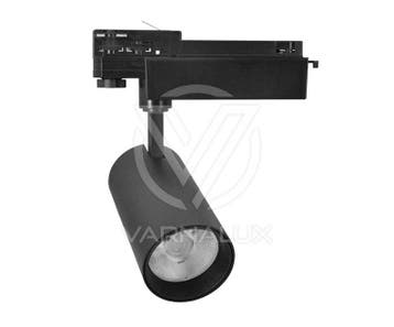 LED Tracklight 20W OSRAM driver and Philips chip, black, Nieuw