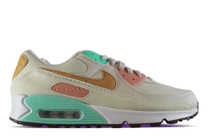Nike Air Max 90 Happy Pineapple • 44 44.5, Kleding | Dames, Schoenen, Sneakers of Gympen, Ophalen of Verzenden