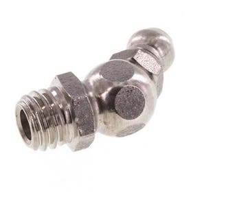 45° Haakse Smeernippel RVS M8x1.25 DIN 71412, Verzenden, Nieuw