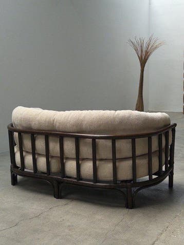 Sofa - Fluweel, Bamboe - bank