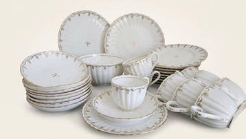 Coalport A.D. 1750 - Koffieservies voor 10 (32) - Porselein